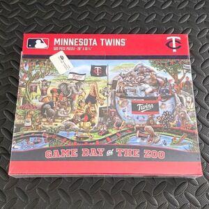 Minnesota Twins Game Day at the Zoo 500 Piece Jigsaw Puzzle MLB Baseball